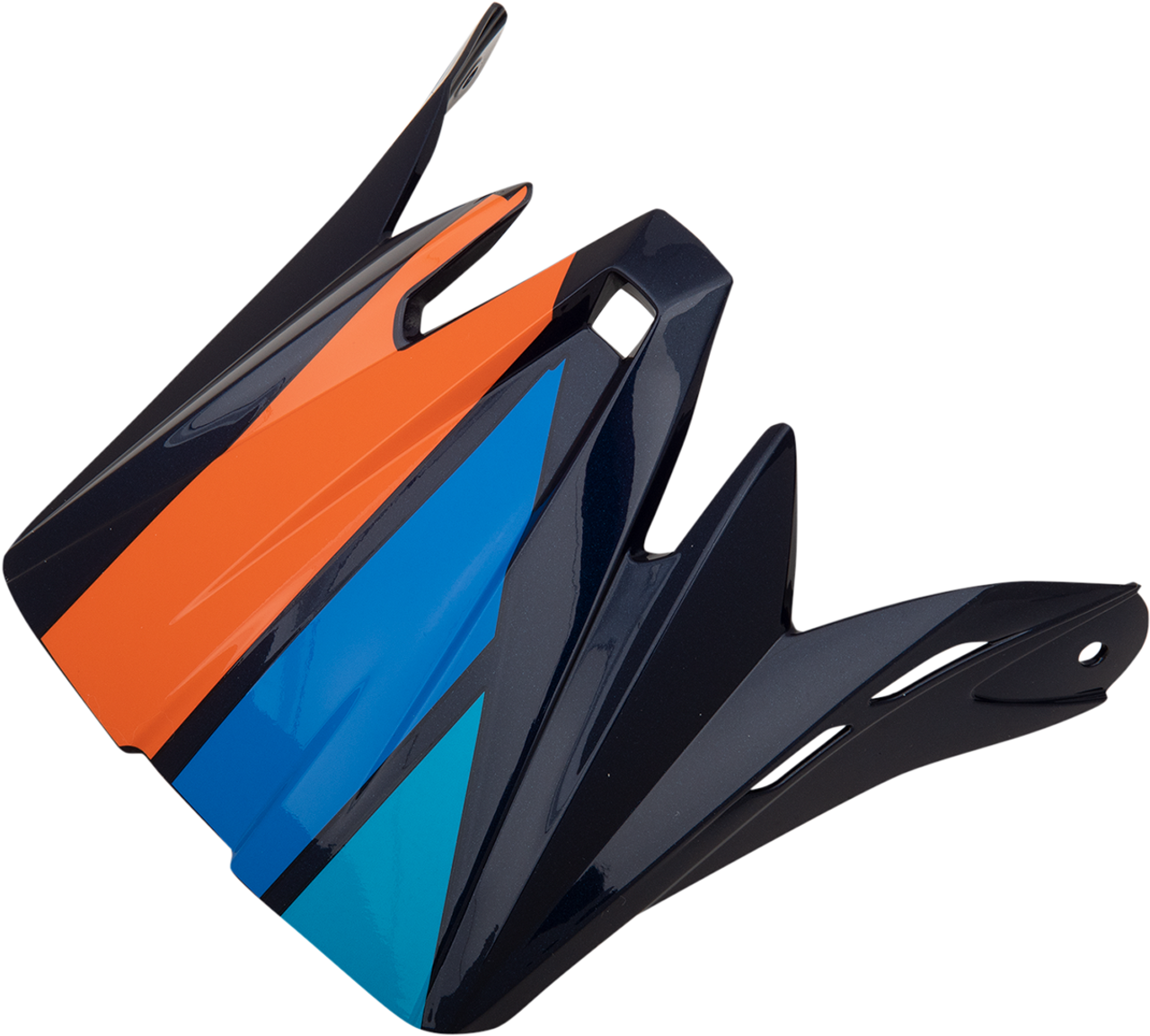 Z1R Rise Visor Kit - Child - Evac - Gloss Navy/Blue/Orange 0132-1409