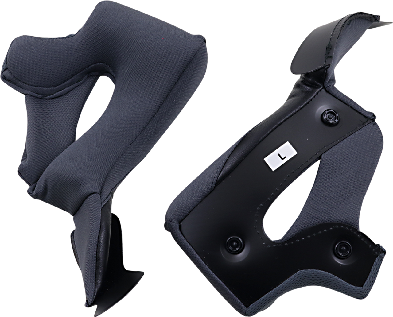 Z1R Warrant Cheek Pads - Black - Large 0134-2686