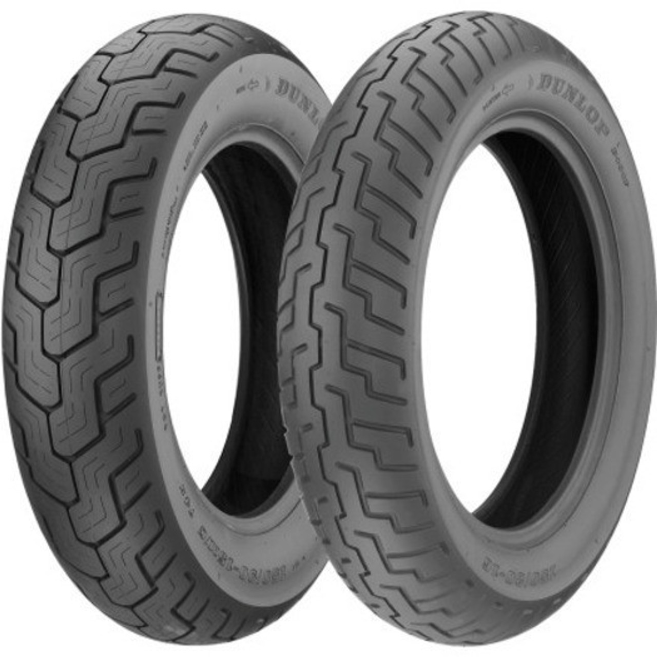 Dunlop Motorcycle Tires D404 100/90-19 Front 150/80-16 Rear Set Street