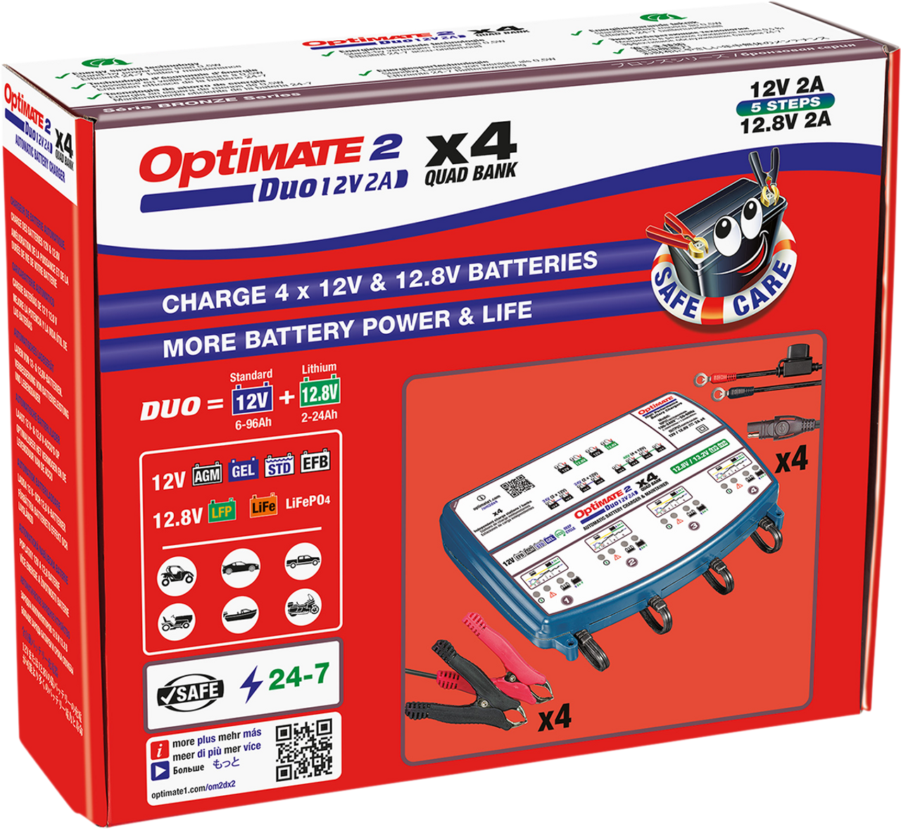 TECMATE Battery Charger - 4-Bank TM-575