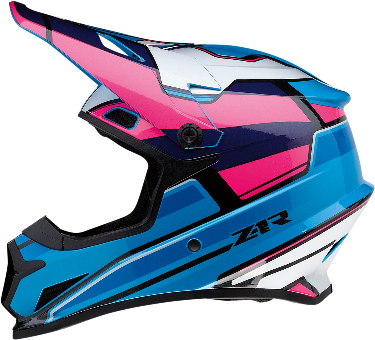 Z1R Rise Helmet - MC - Pink/Blue - 3XL 0110-7190