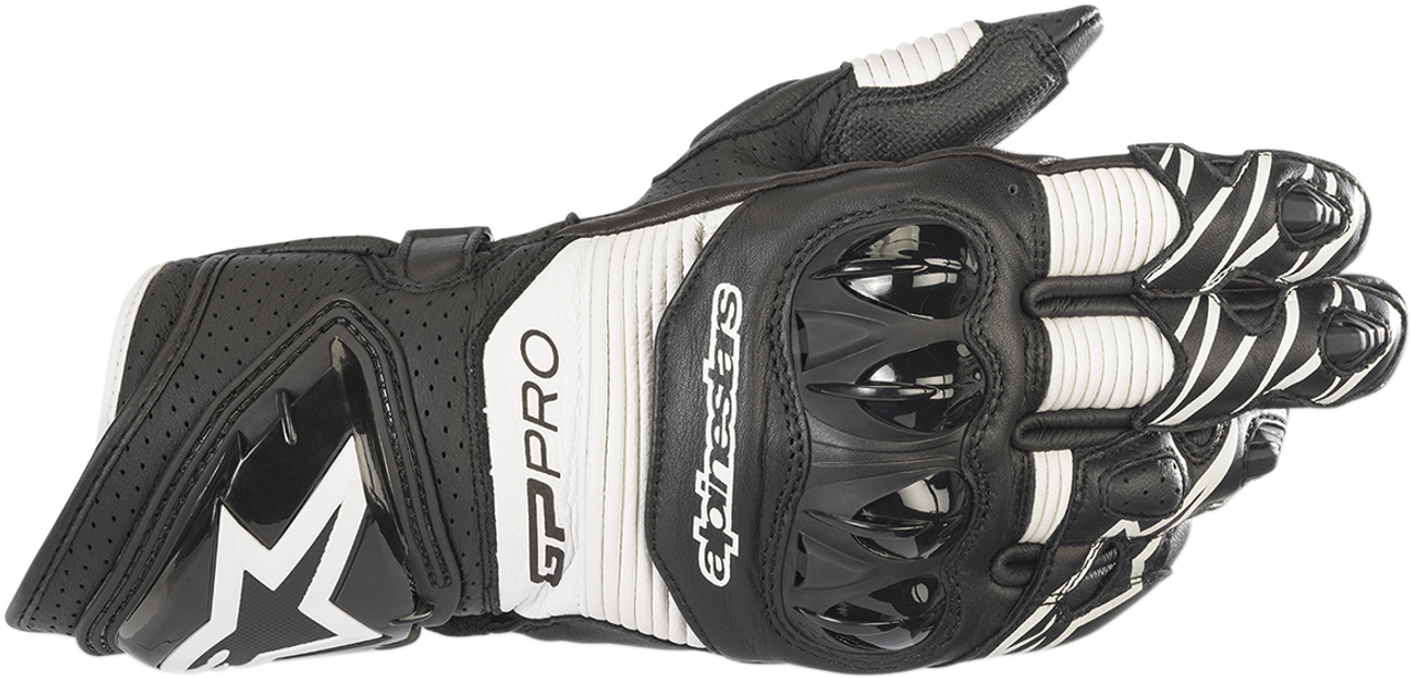ALPINESTARS GP Pro RS3 Gloves - Black/White - 2XL 3556922-12-2X