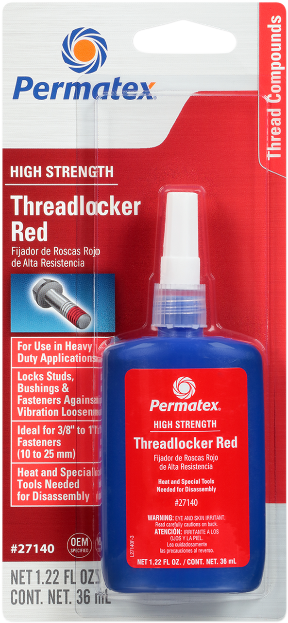 PERMATEX 271 Threadlocker - Red - 1.22 U.S. fl oz. 27140