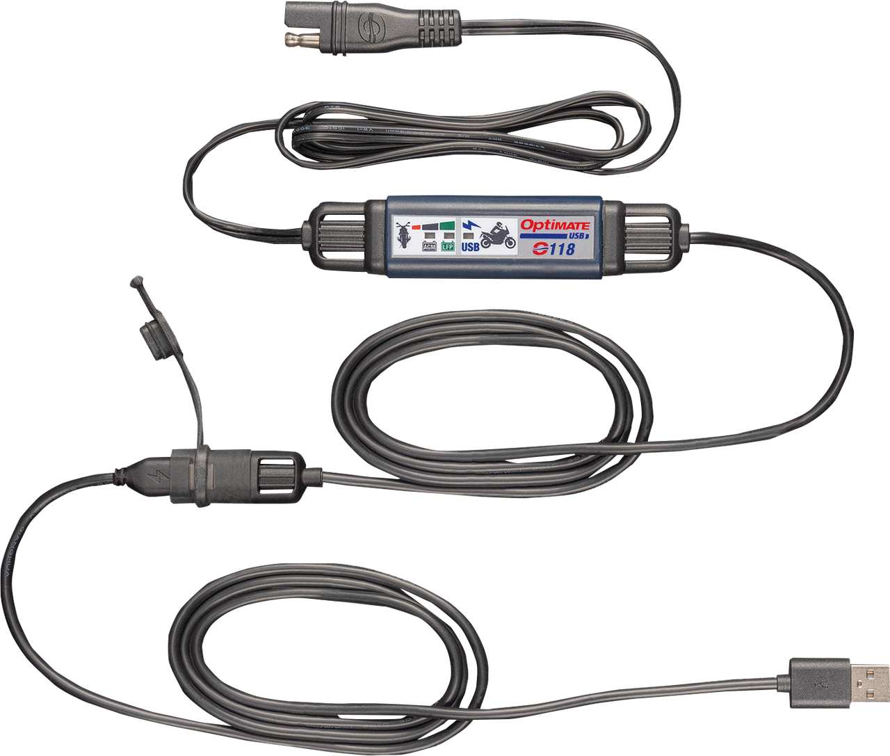 TECMATE Battery to USB-C Charger with SAE O-118