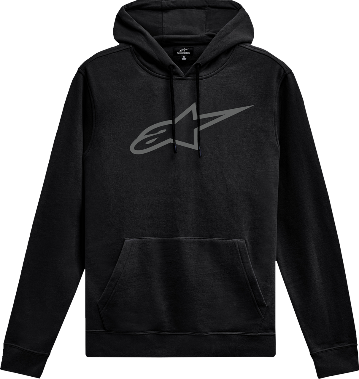 ALPINESTARS Ageless V3 Pullover Hoodie - Black/Gray - 2XL 1244-52000-1011-2X