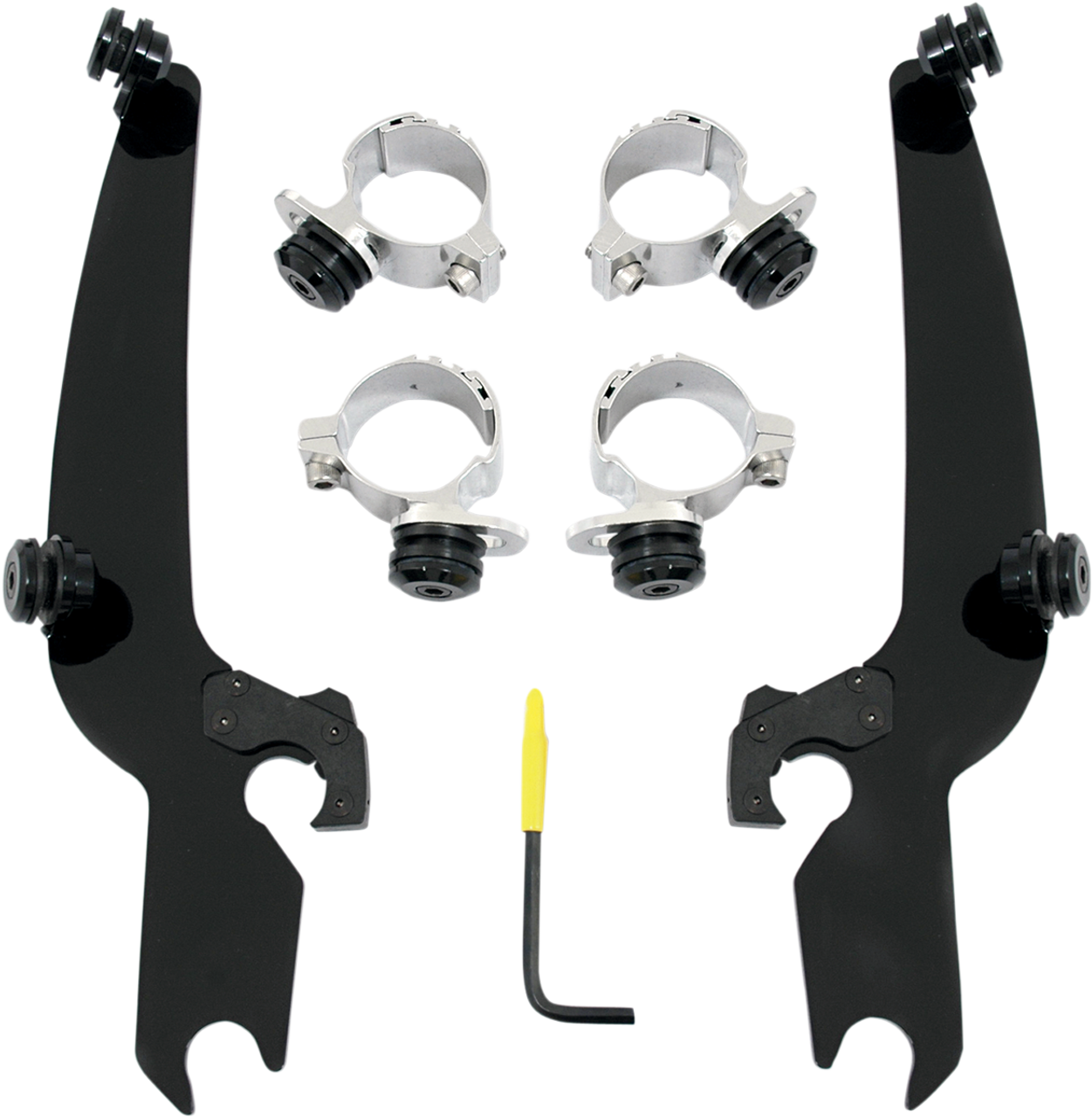 MEMPHIS SHADES Trigger Lock Sportshield Mounting Kit - Bolt - Black MEB1992