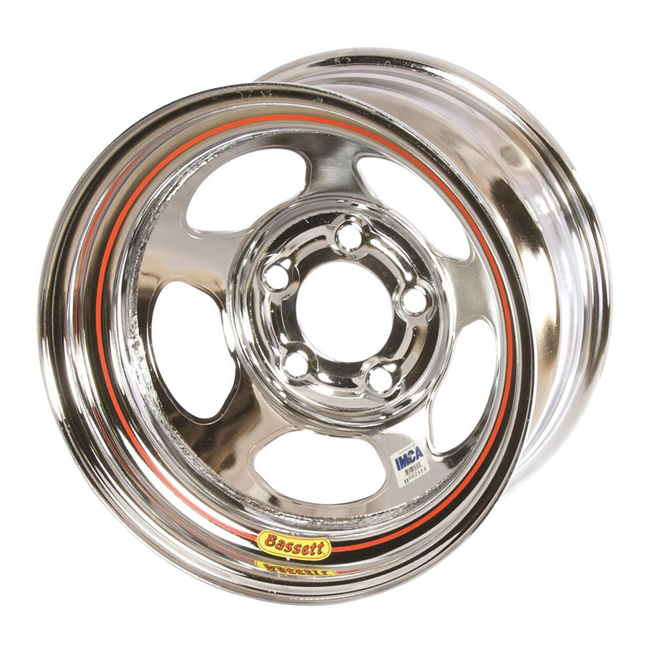 Bassett 15x8 IMCA Chrome Inertia 5x5 58A52IC