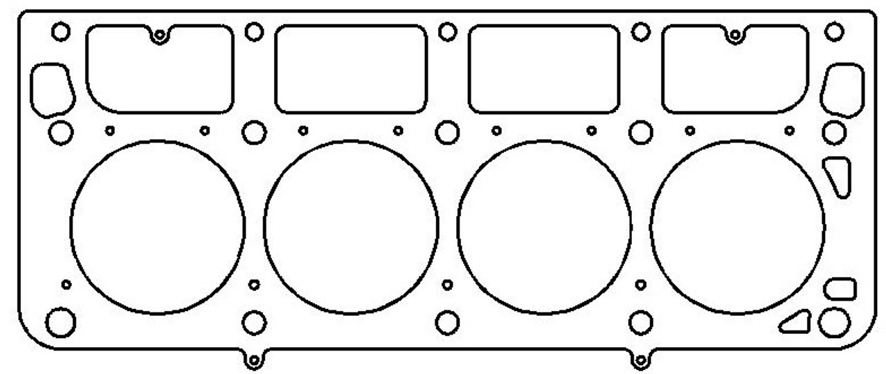 4.100 MLX Head Gasket .051 - GM LS 6.2L LH C5986-051
