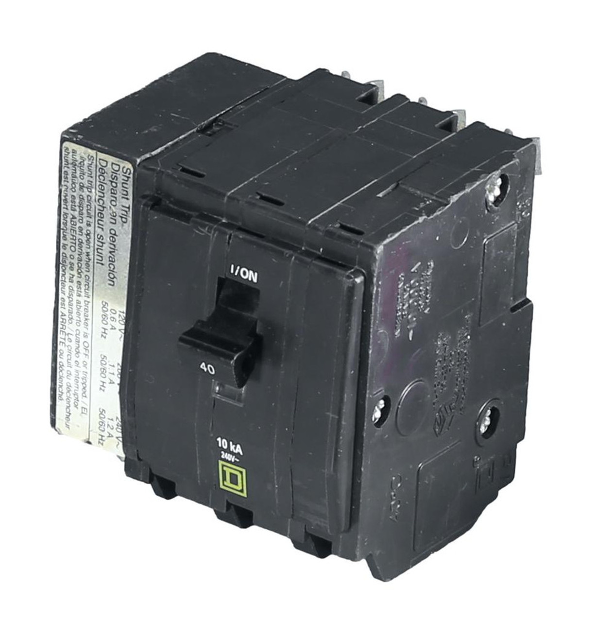QO3301021 Shunt Trip 40 Amp Plug-On Circuit Breaker by Square D