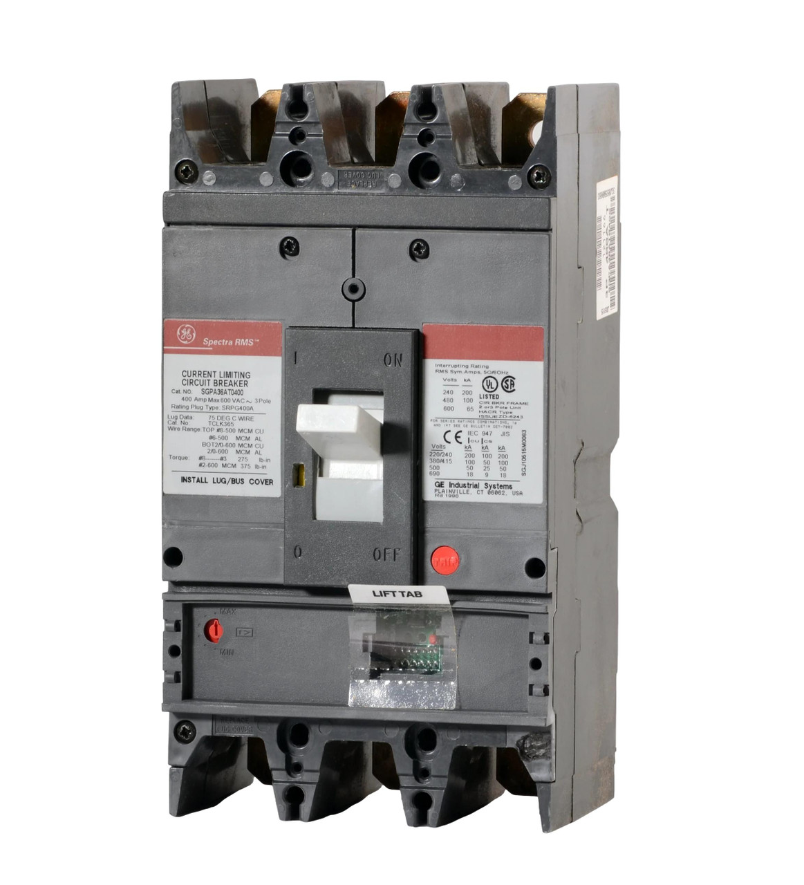 SGPA36AT0600 Spectra RMS 100k 100% Circuit Breaker