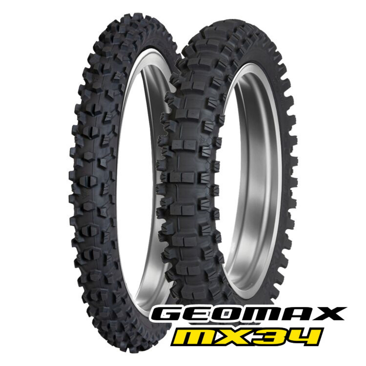 Dunlop MX34 90/100-16 70/100-19 Front Rear Tire Set Supermini MX 34 Motorcycle