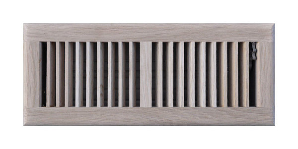 Tru Aire 4 in. H X 12 in. W 2-Way Oak Brown Steel Floor Diffuser